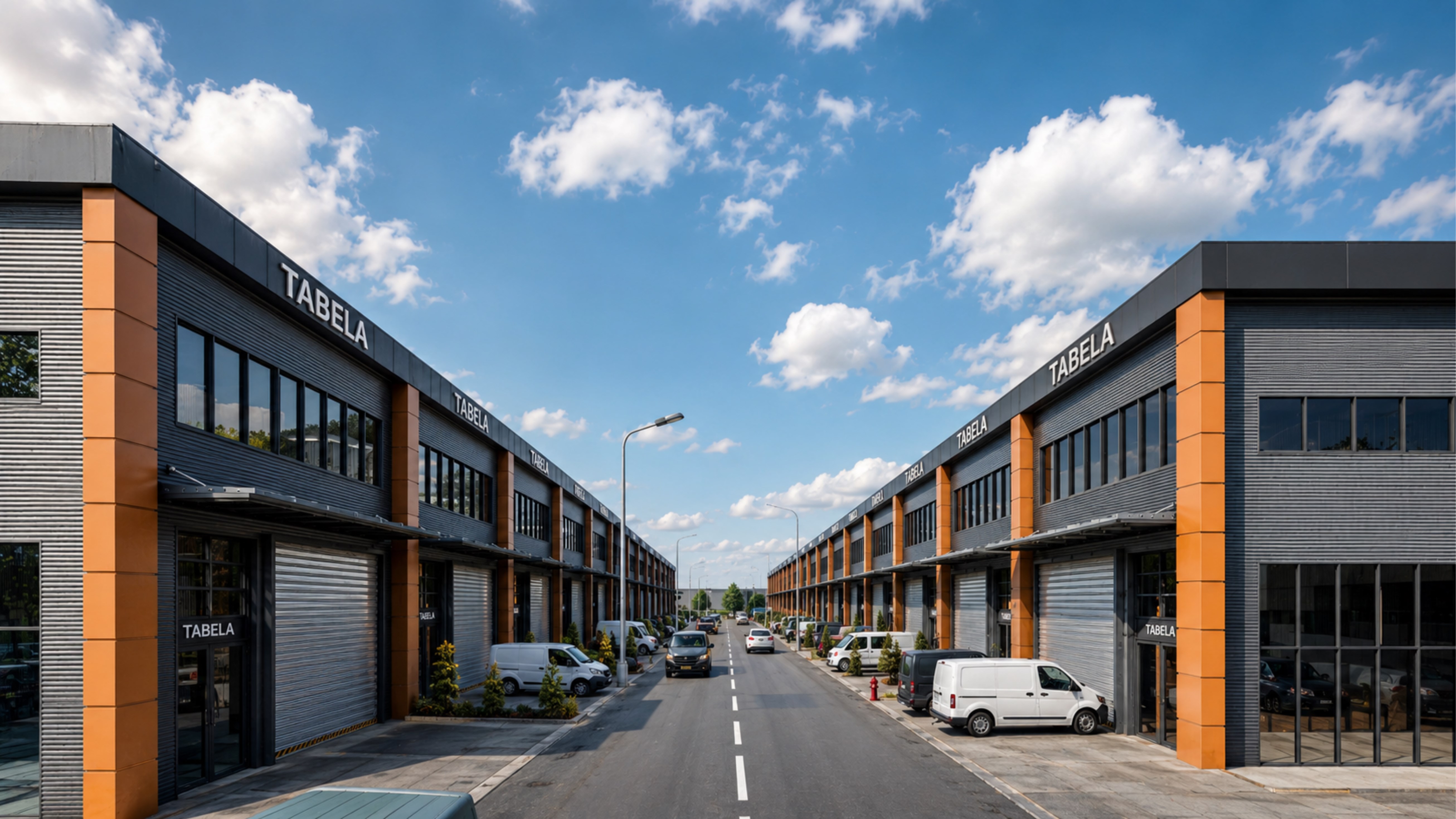 Nehir Sanayi Sitesi iç yol görünümü